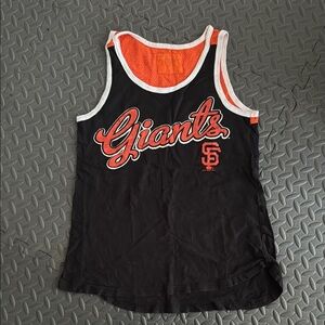 Giants Black and Orange Tank Top